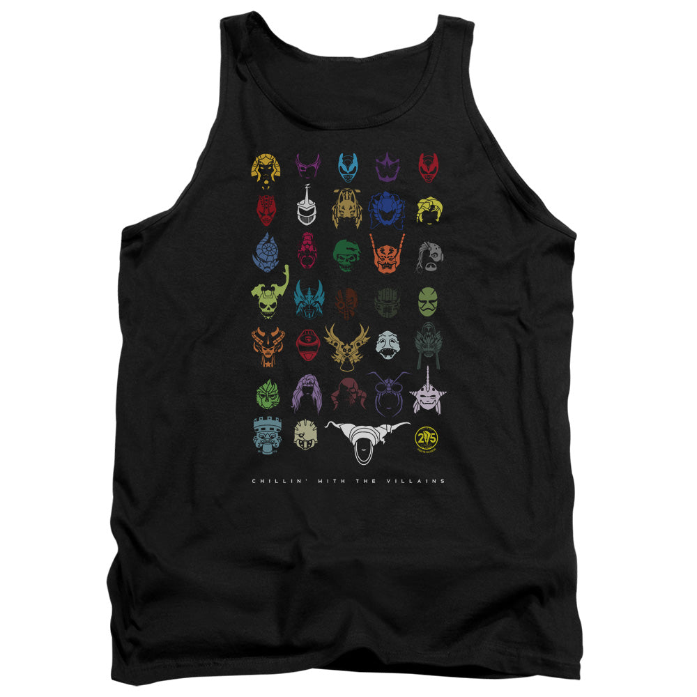 POWER RANGERS/VILLIANS - ADULT TANK - BLACK