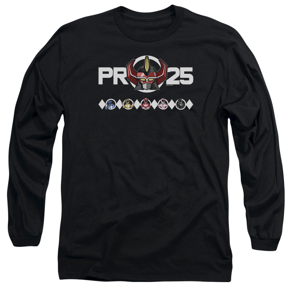 POWER RANGERS/MEGAZORD 25 - L/S ADULT 18/1 - BLACK