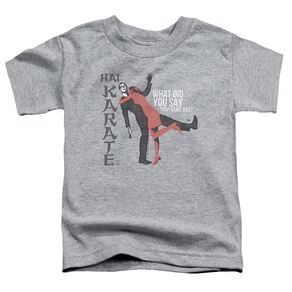 HAI KARATE/NAME - S/S TODDLER TEE - ATHLETIC HEATHER