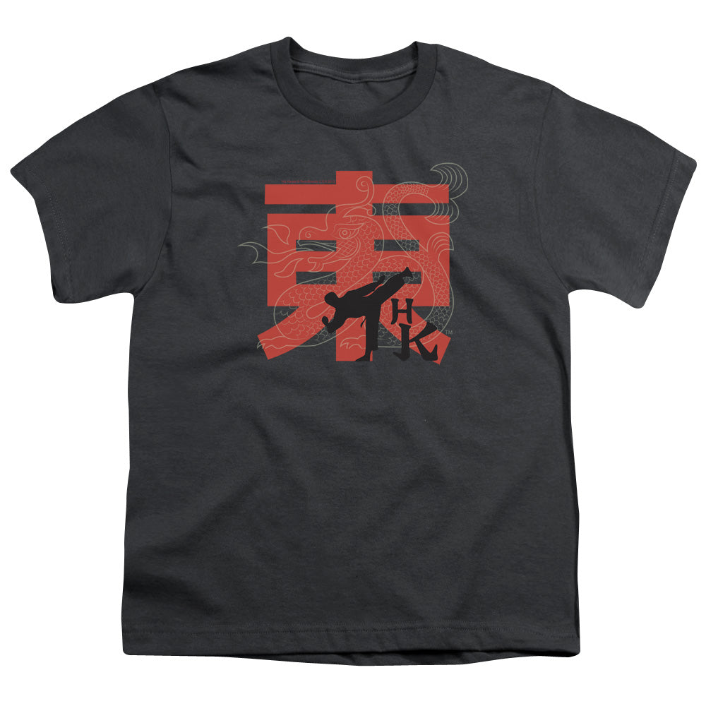 HAI KARATE/HK KICK - S/S YOUTH 18/1 - CHARCOAL