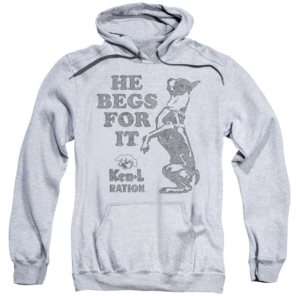 KEN L RATION/BEGS - ADULT PULLOVER HOODIE - ATHLETIC HEATHER