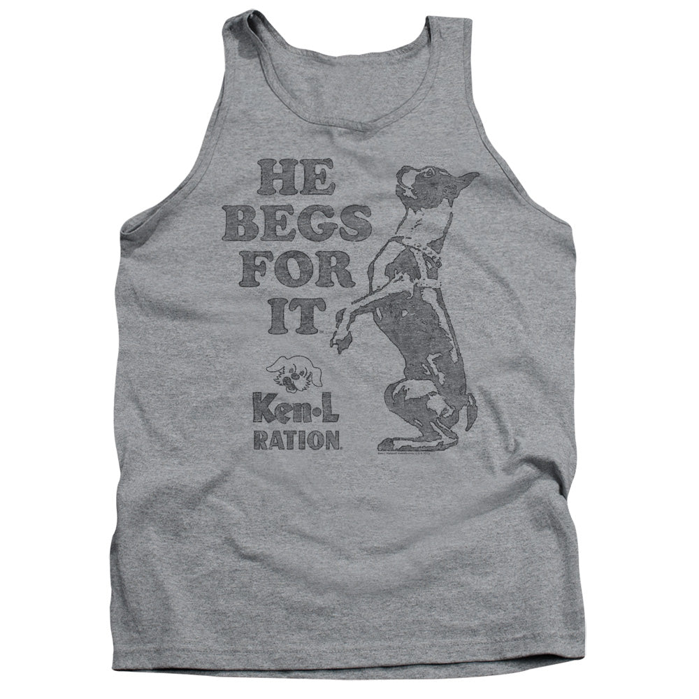 KEN L RATION/BEGS - ADULT TANK - ATHLETIC HEATHER