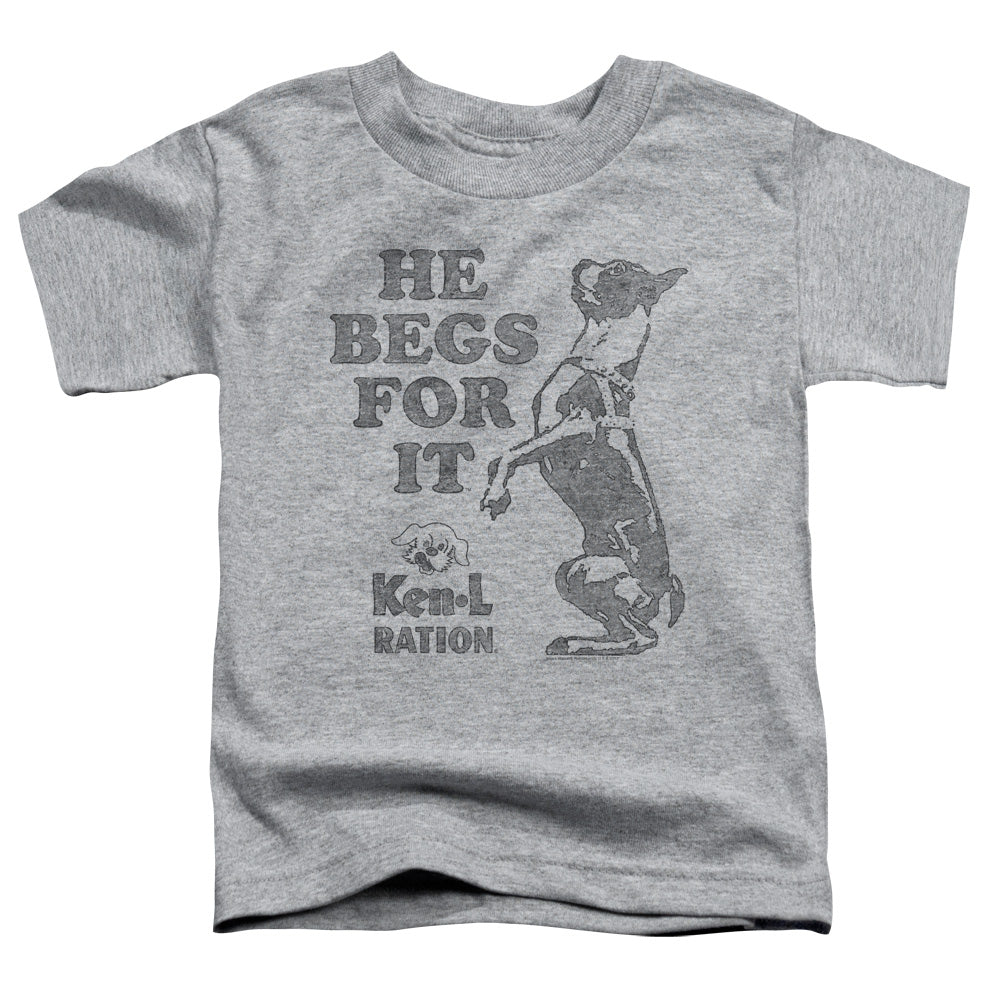 KEN L RATION/BEGS - S/S TODDLER TEE - ATHLETIC HEATHER
