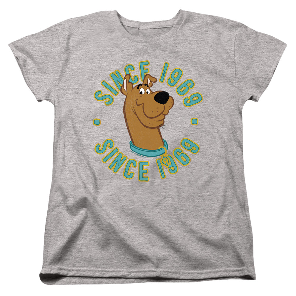 SCOOBY DOO/SCOOBY 1969 - S/S WOMENS TEE - ATHLETIC HEATHER
