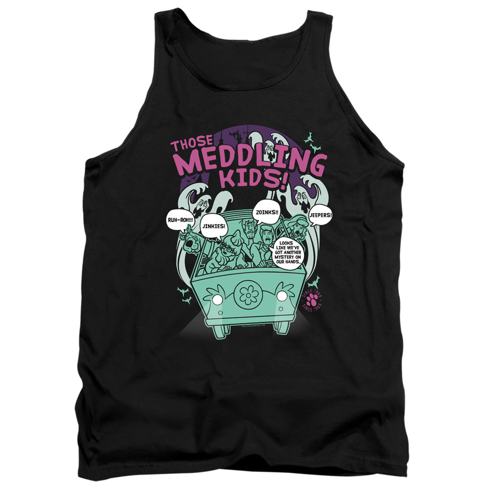 SCOOBY DOO/MEDDLING SINCE 1969 - ADULT TANK - BLACK
