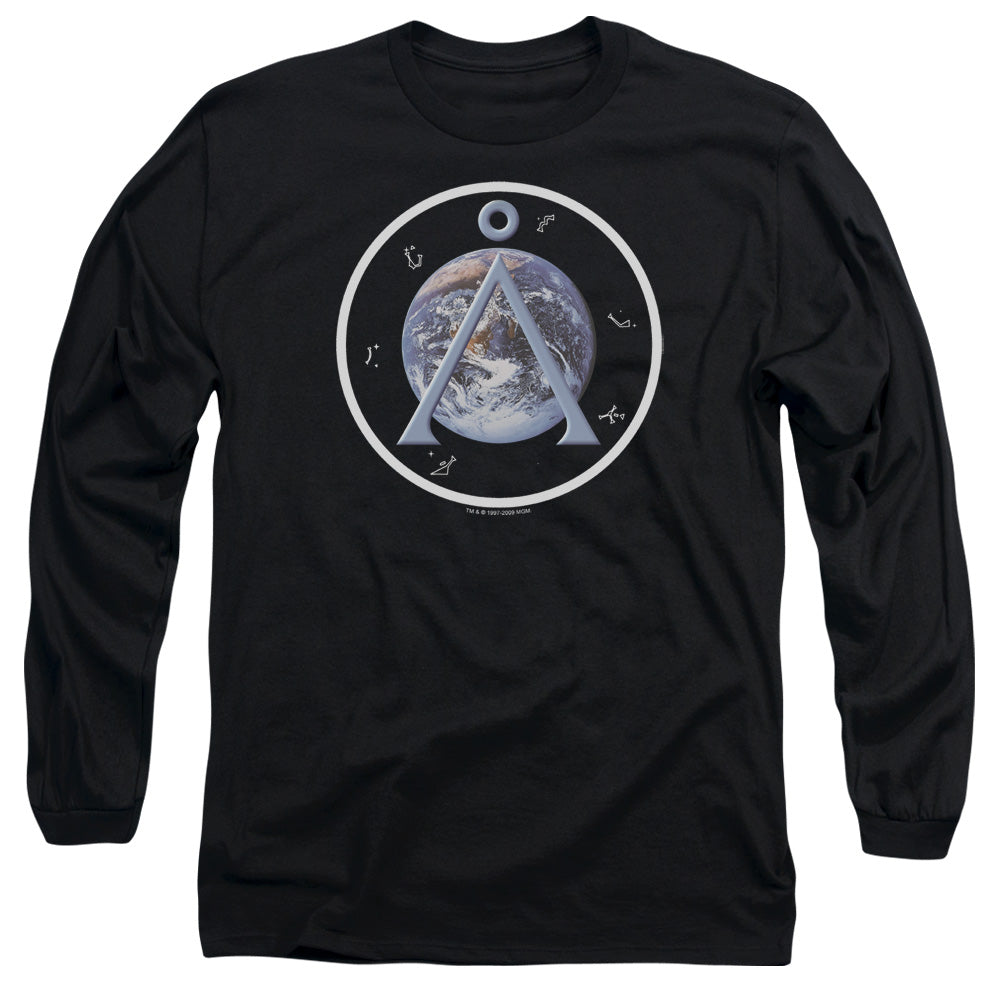 SG1/EARTH EMBLEM - L/S ADULT 18/1 - BLACK