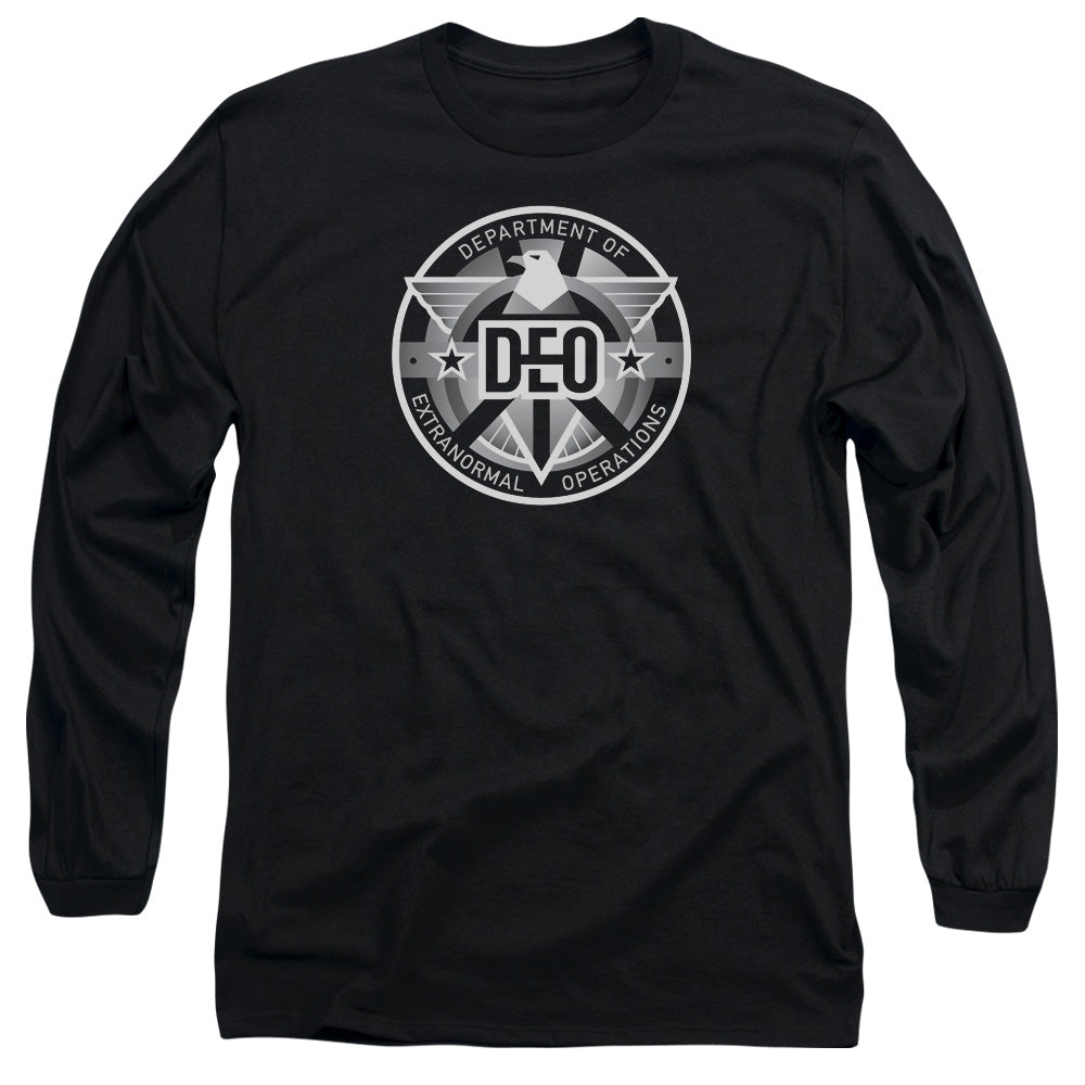 SUPERGIRL/DEO -  L/S ADULT 18/1  - BLACK