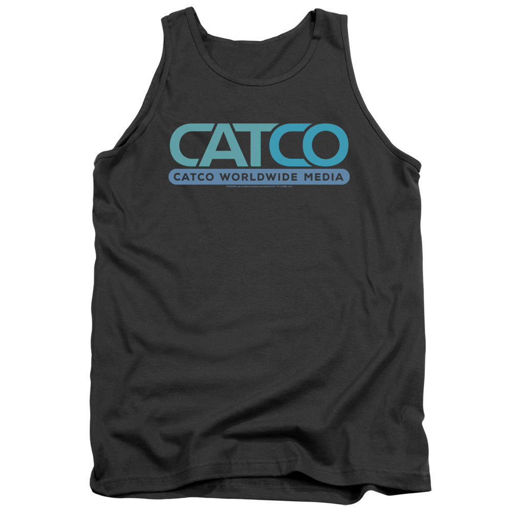 SUPERGIRL/CATCO LOGO - ADULT TANK - CHARCOAL