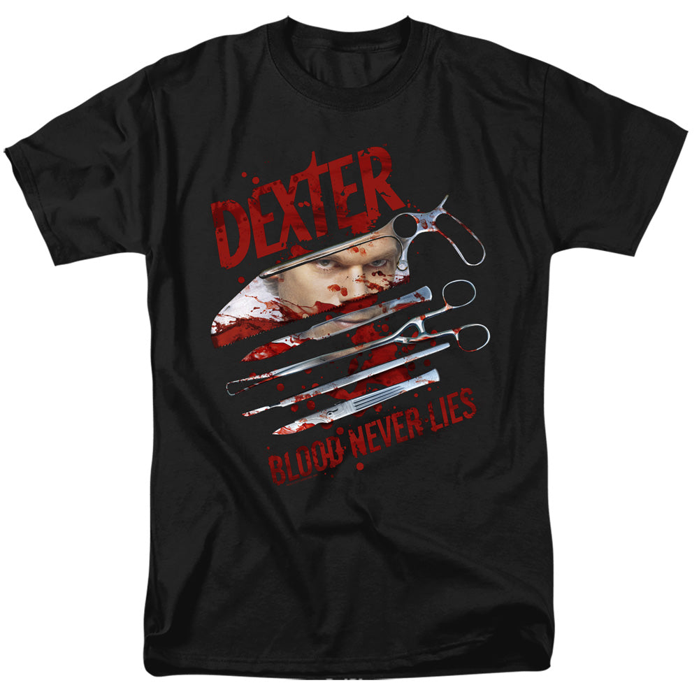 DEXTER/BLOOD NEVER LIES - S/S ADULT 18/1 - BLACK