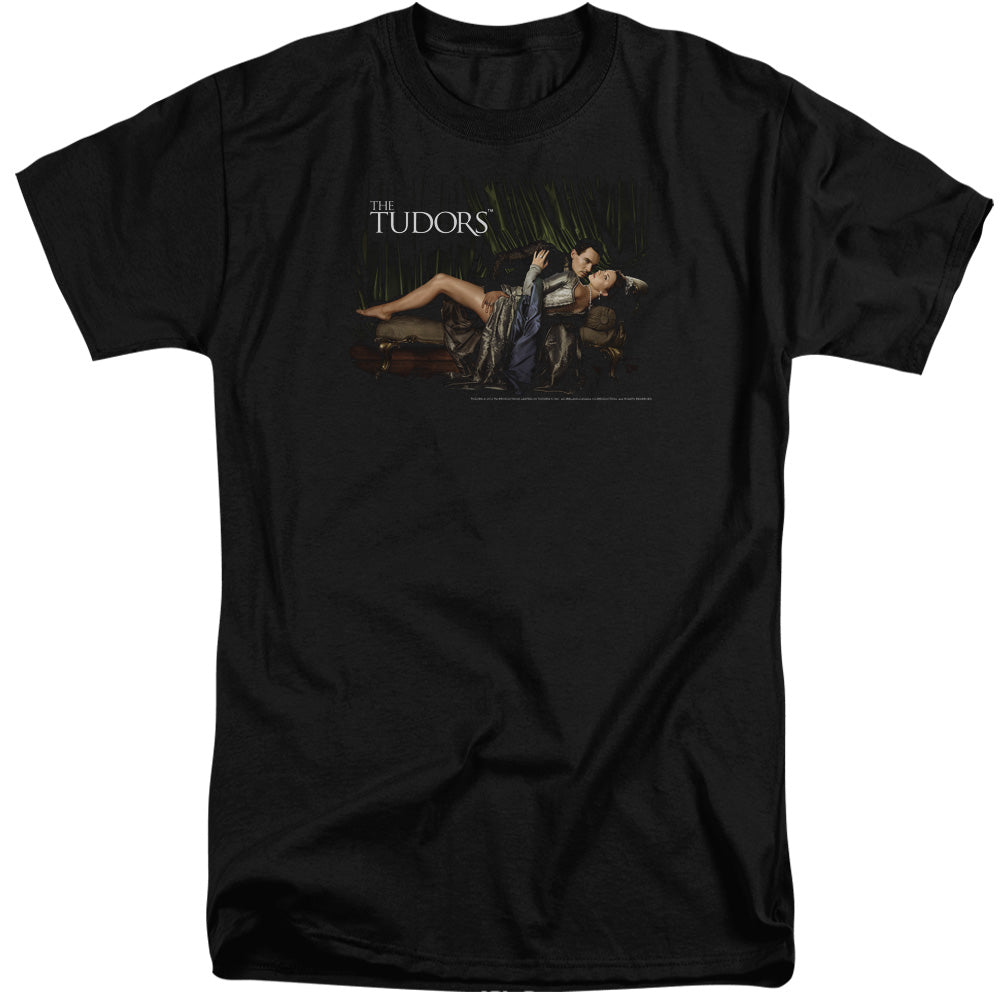 TUDORS/THE KING AND HIS QUEEN - S/S ADULT TALL 18/1 - BLACK