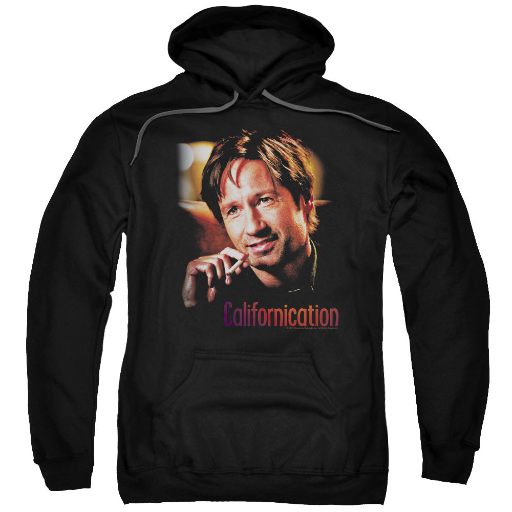 CALIFORNICATION/SMOKER - ADULT PULLOVER HOODIE - BLACK