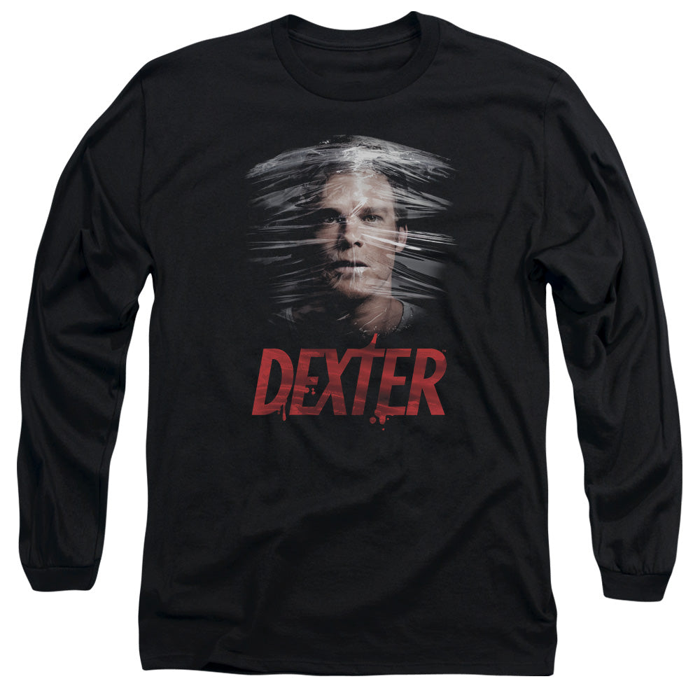 DEXTER/PLASTIC WRAP -  L/S ADULT 18/1  - BLACK