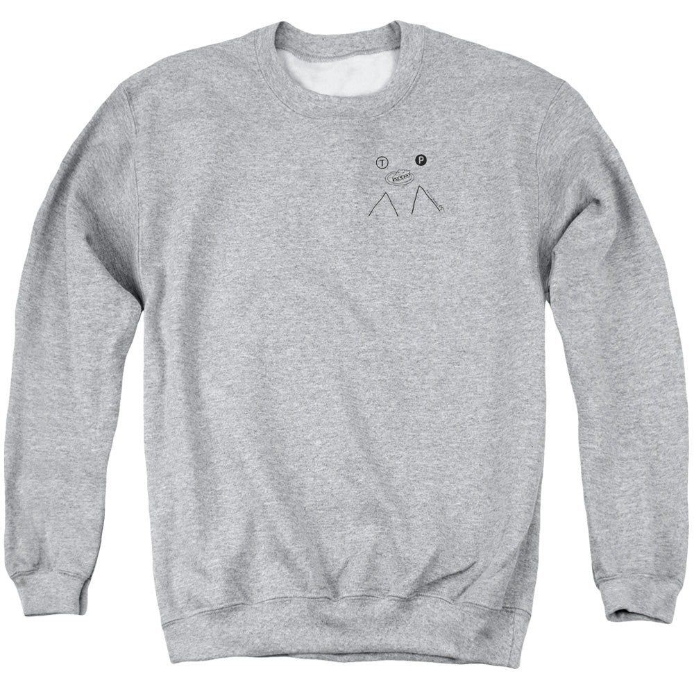 TWIN PEAKS/PEAK PIE - ADULT CREWNECK SWEATSHIRT - ATHLETIC HEATHER