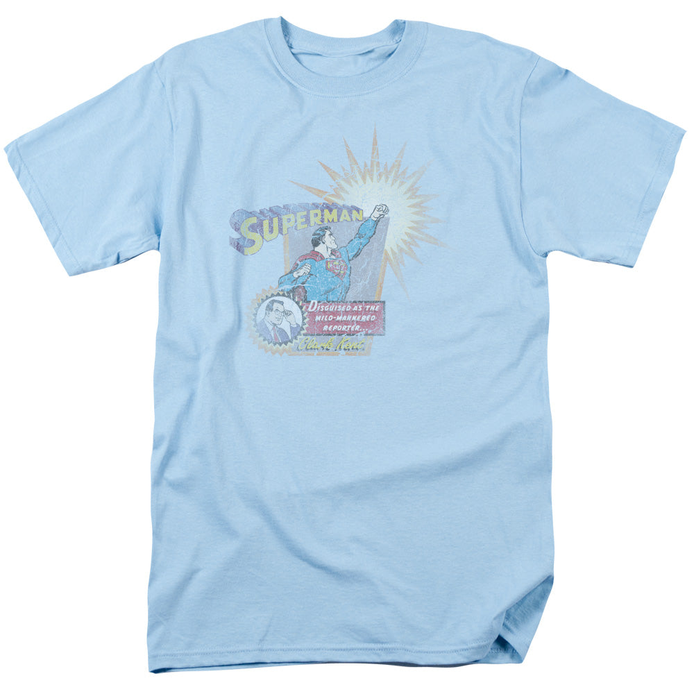 SUPERMAN/INGENIOUS DISGUISE - S/S ADULT 18/1 - LIGHT BLUE