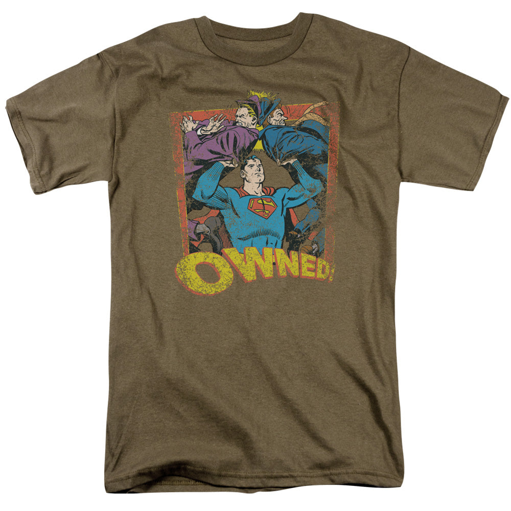 SUPERMAN/OWNED - S/S ADULT 18/1 - SAFARI GREEN
