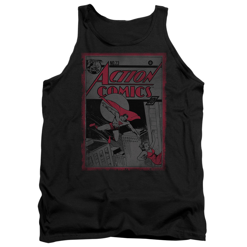 SUPERMAN/ACTION COMICS 23 - ADULT TANK - BLACK