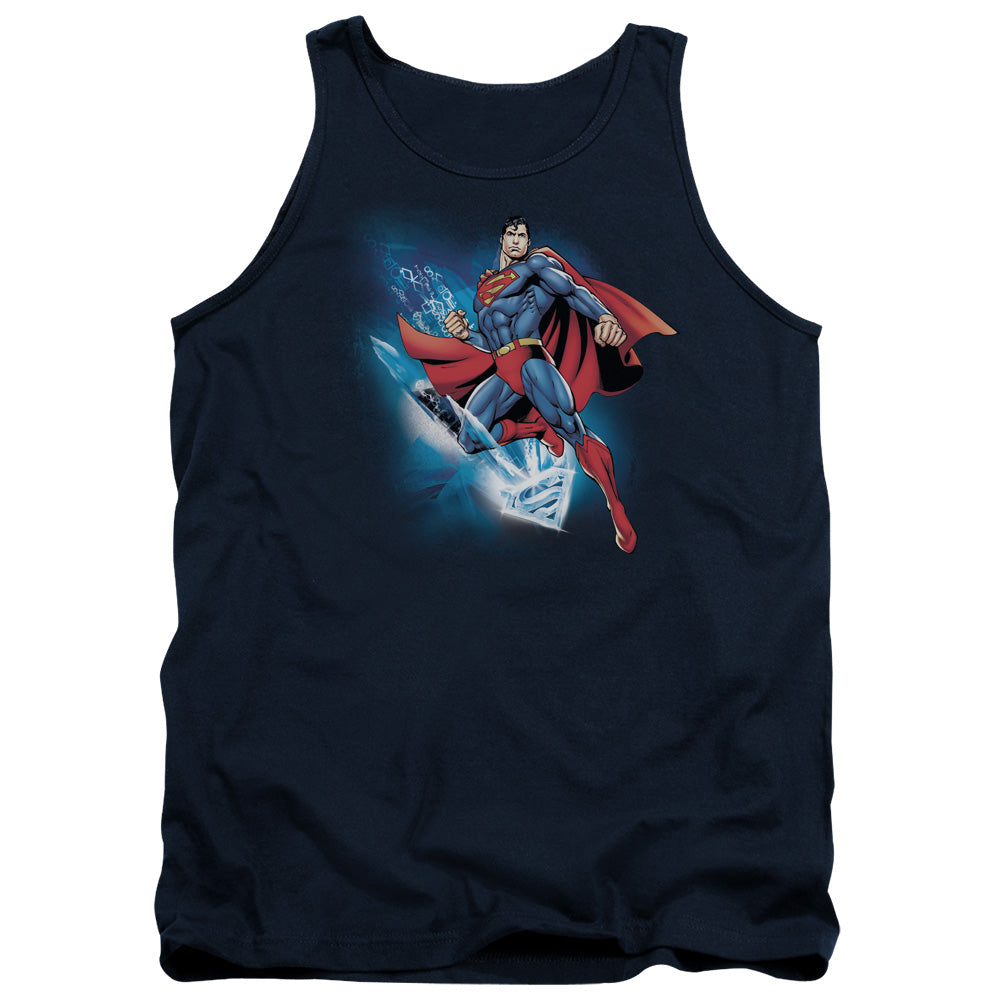 SUPERMAN/CRYSTALLIZE - ADULT TANK - NAVY