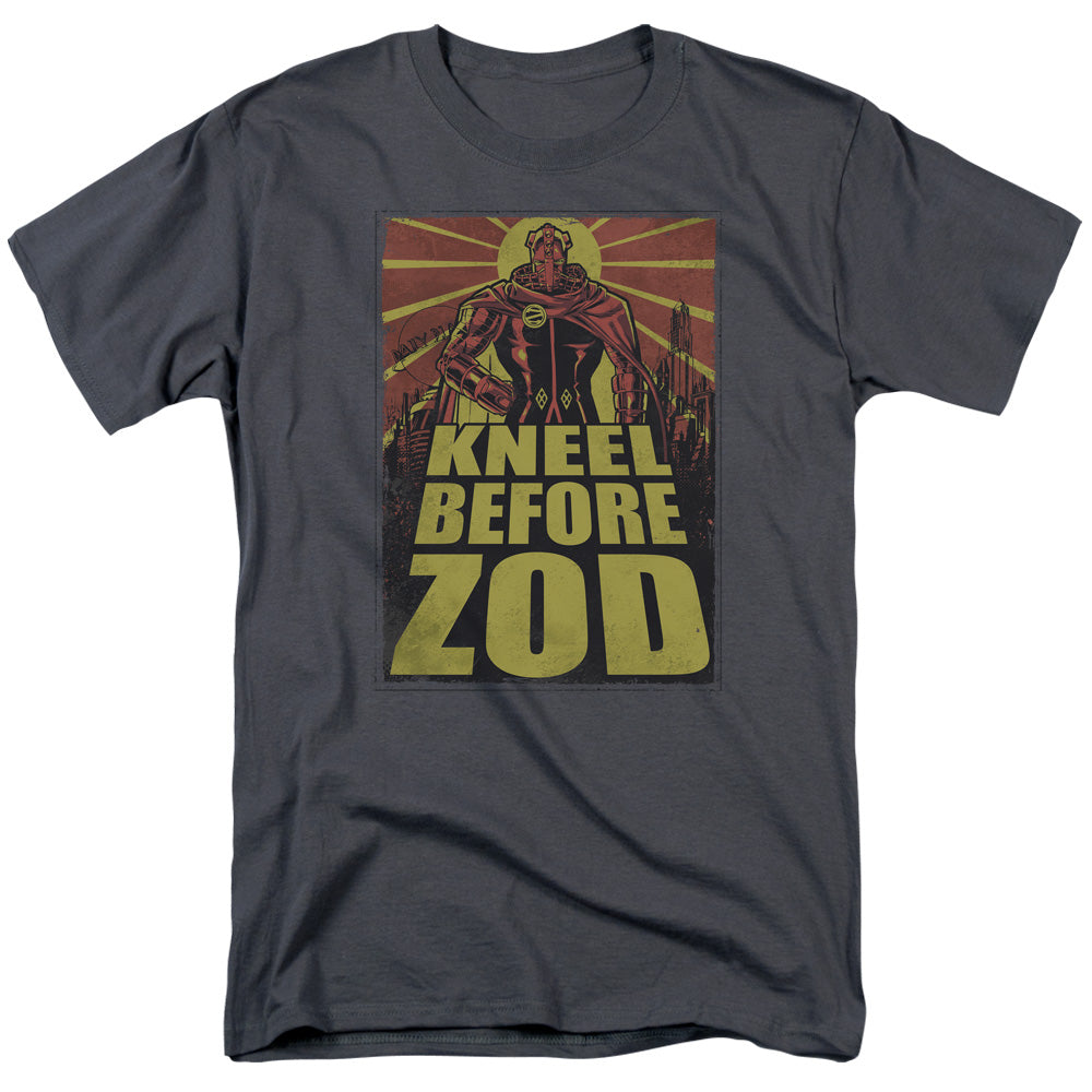 SUPERMAN/ZOD POSTER - S/S ADULT 18/1 - CHARCOAL