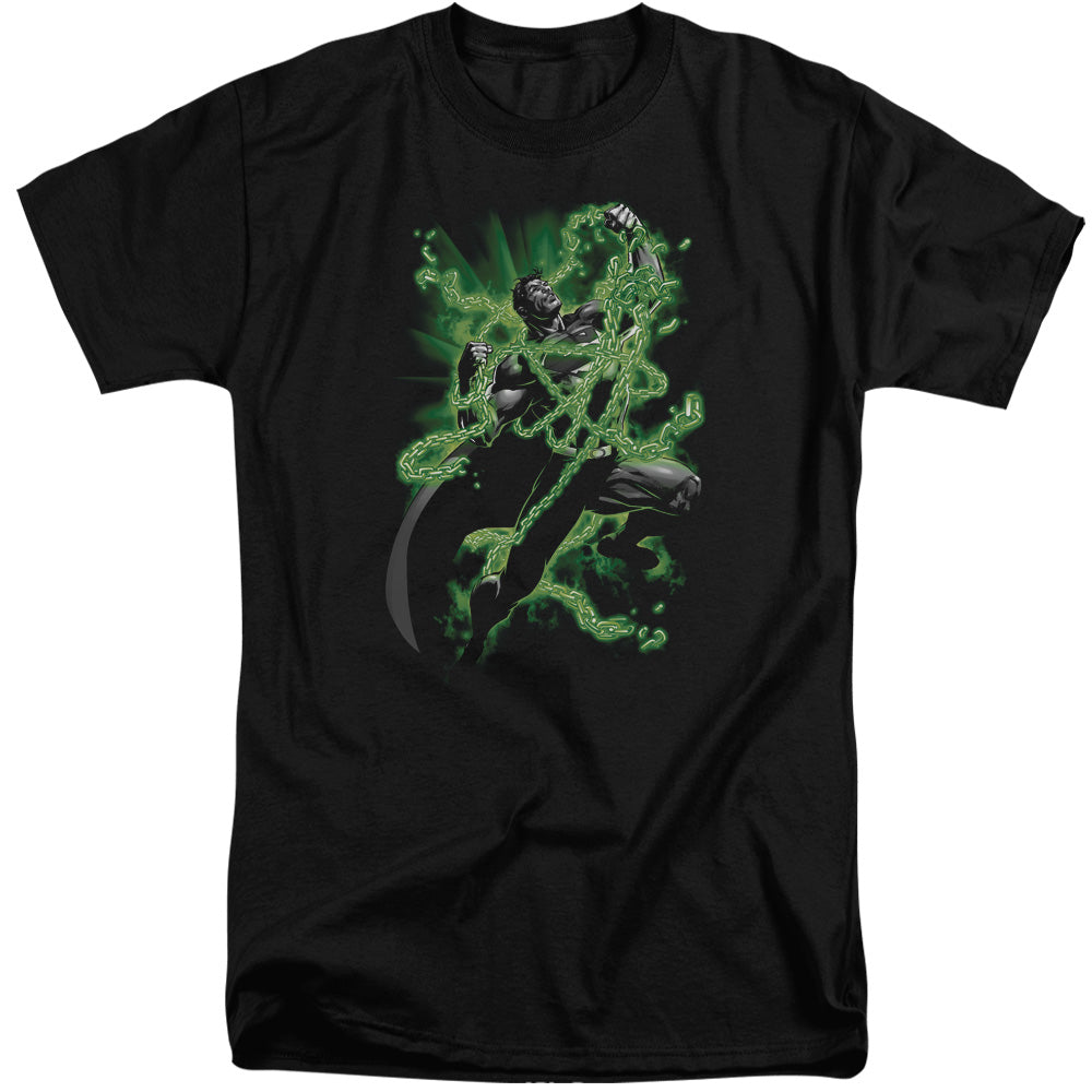 SUPERMAN/KRYPTONITE CHAINS - S/S ADULT TALL 18/1 - BLACK