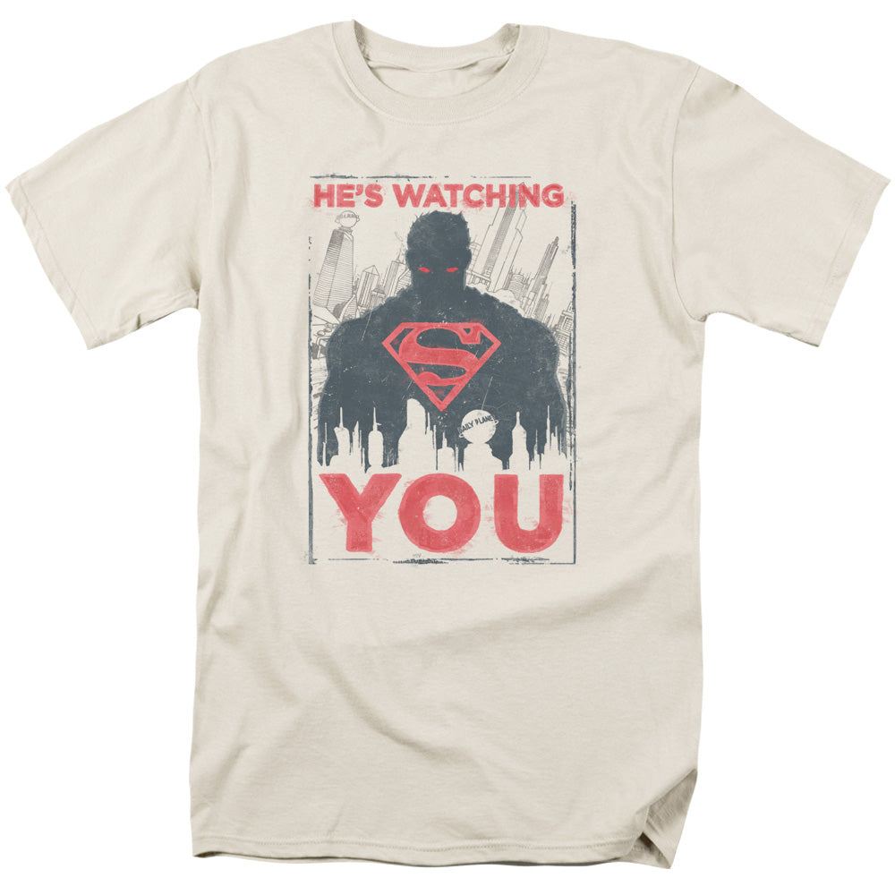 SUPERMAN/HES WATCHING YOU - S/S ADULT 18/1 - CREAM