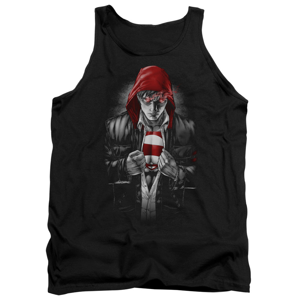 SUPERMAN/EARTH ONE - ADULT TANK - BLACK