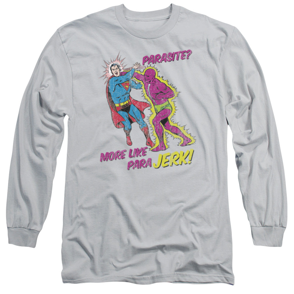 SUPERMAN/PARAJERK - L/S ADULT 18/1 - SILVER