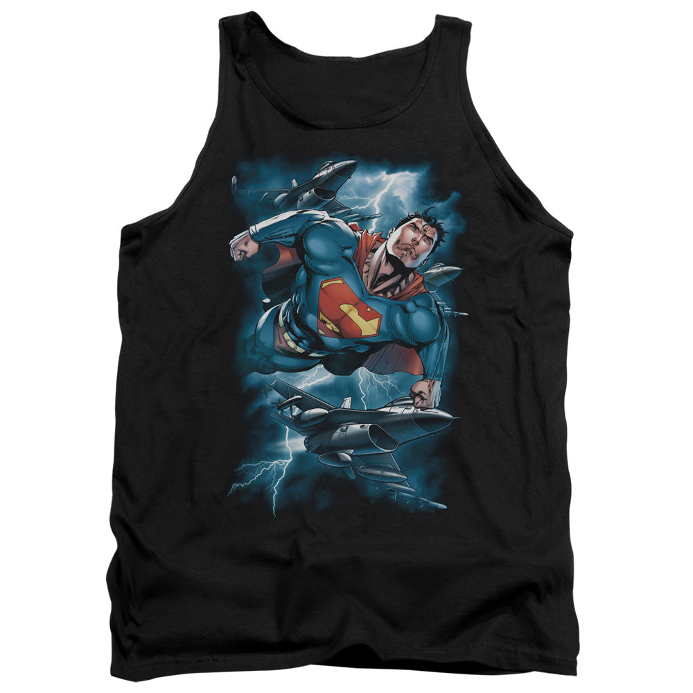 SUPERMAN/STORMY FLIGHT - ADULT TANK - BLACK