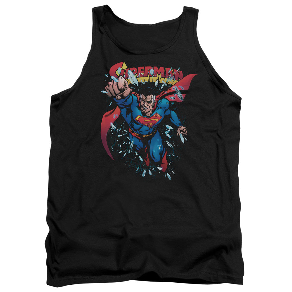 SUPERMAN/OLD MAN KAL - ADULT TANK - BLACK