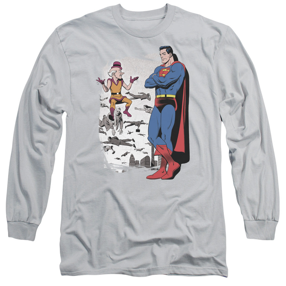 SUPERMAN/DISBELIEF -  L/S ADULT 18/1  - SILVER