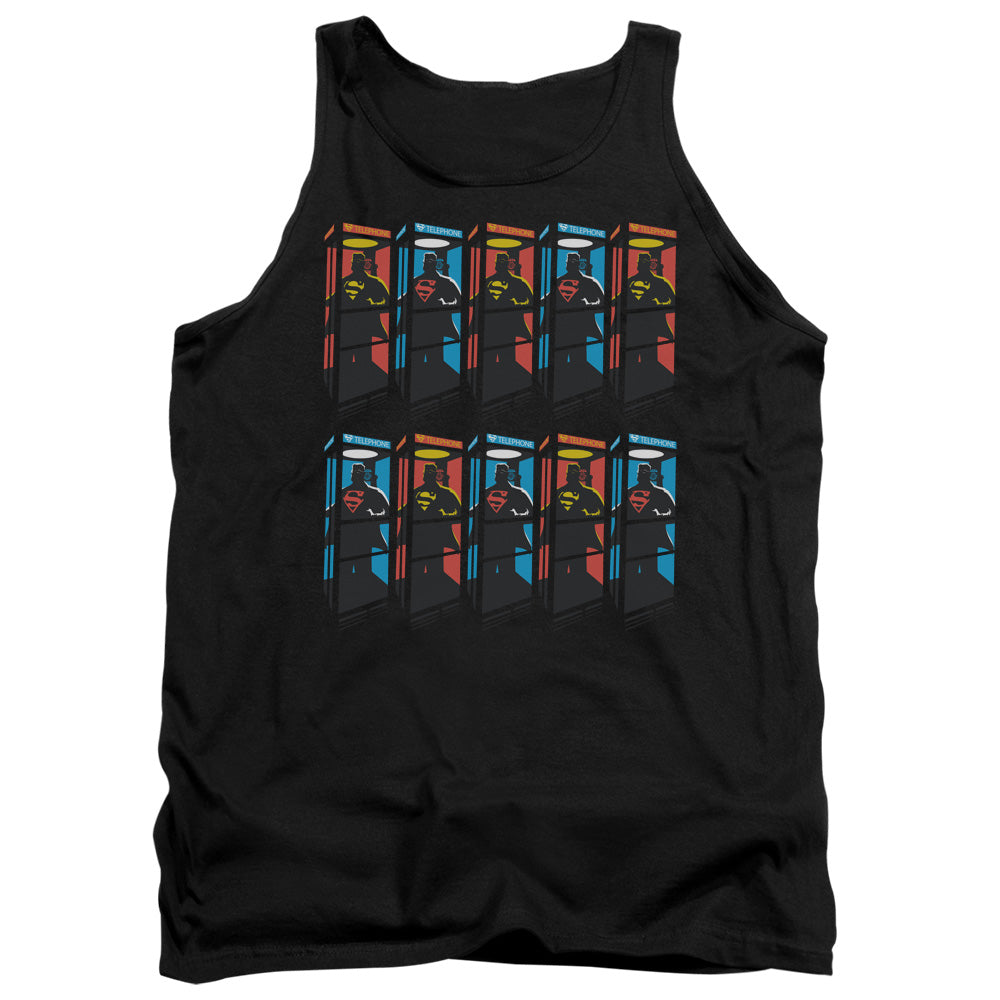 SUPERMAN/SUPER BOOTHS - ADULT TANK - BLACK