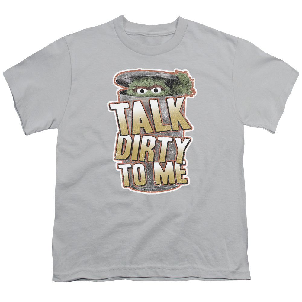 SESAME STREET/TALK DIRTY TO ME - S/S YOUTH 18/1 - SILVER