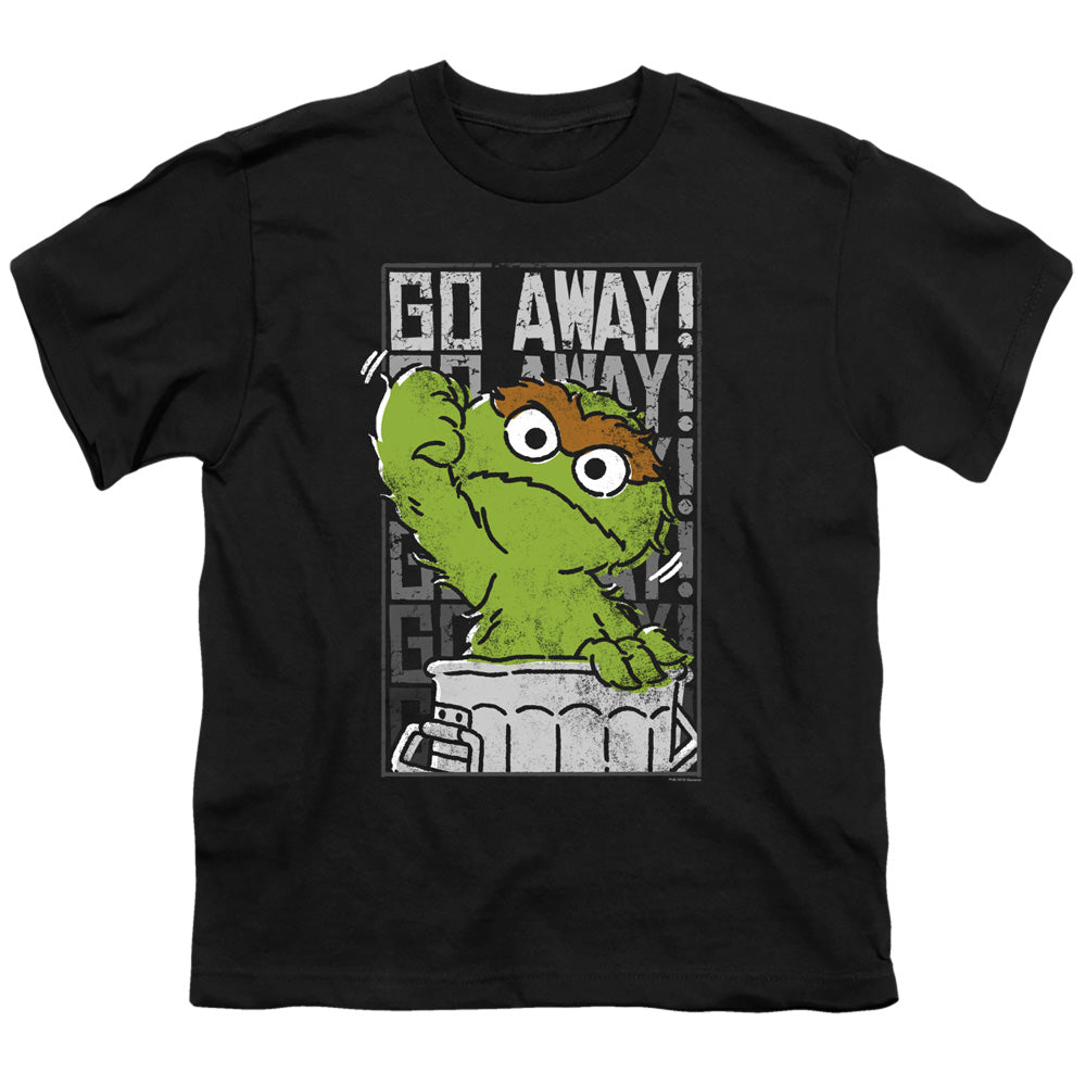 SESAME STREET/GO AWAY - S/S YOUTH 18/1 - BLACK
