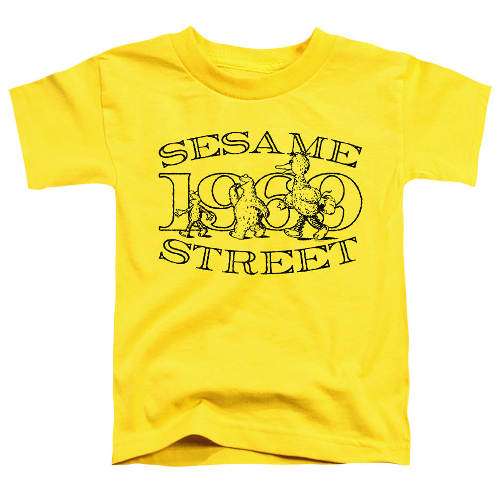 SESAME STREET/FRIEND STROLL - S/S TODDLER TEE - YELLOW
