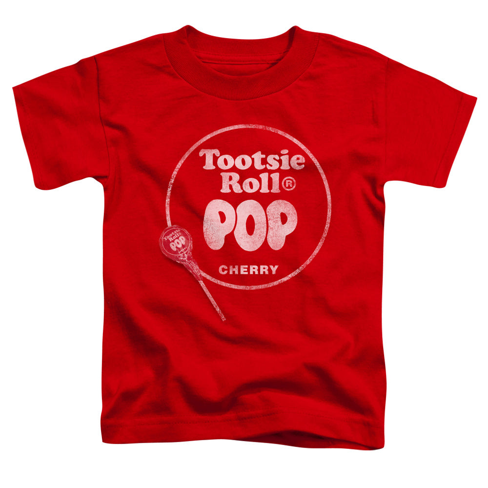 TOOTSIE ROLL/TOOTSIE ROLL POP LOGO - S/S TODDLER TEE - RED