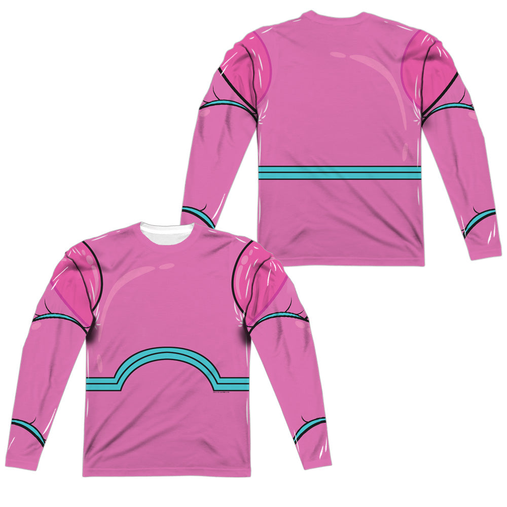 TEEN TITANS GO TO THE MOVIES/BALLOON MAN UNIFORM (FRONT/BACK PRINT) - L/S ADULT POLY CREW  - MULTI