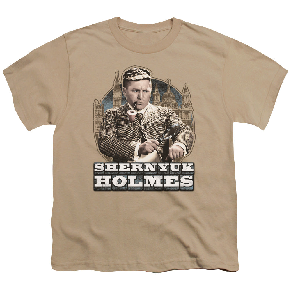 THREE STOOGES/SHERNYUK HOLMES - S/S YOUTH 18/1 - SAND