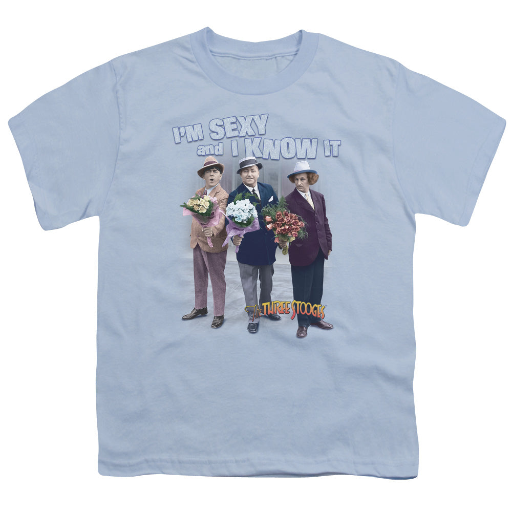 THREE STOOGES/SEXY - S/S YOUTH 18/1 - LIGHT BLUE