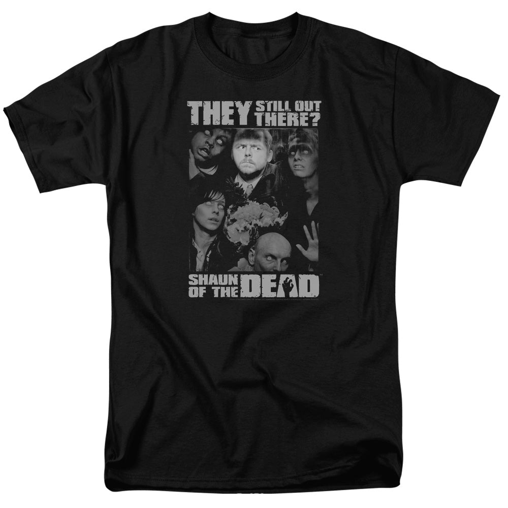 SHAUN OF THE DEAD/STILL OUT THERE - S/S ADULT 18/1 - BLACK