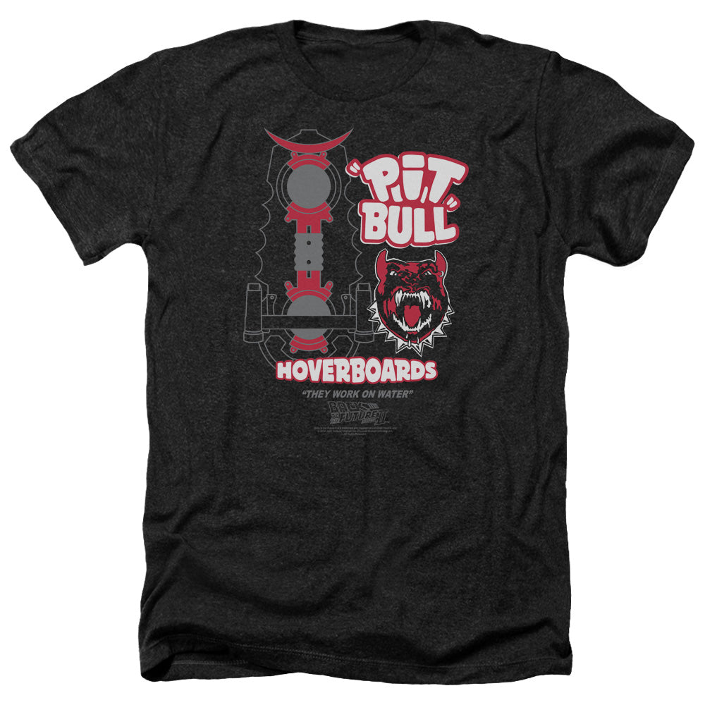 BACK TO THE FUTURE II/PIT BULL - ADULT HEATHER - BLACK