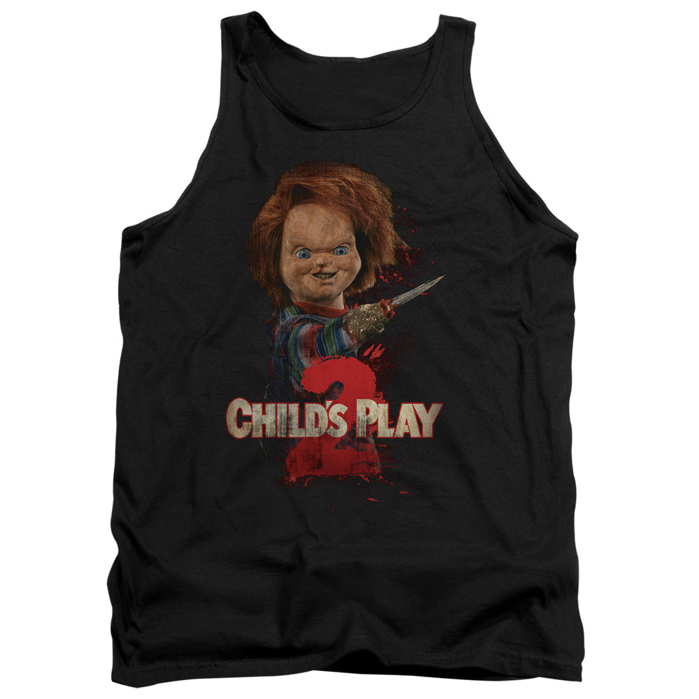 CHILDS PLAY 2/HERES CHUCKY - ADULT TANK - BLACK