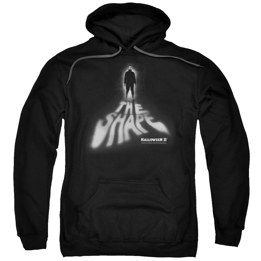 HALLOWEEN II/THE SHAPE - ADULT PULLOVER HOODIE - BLACK