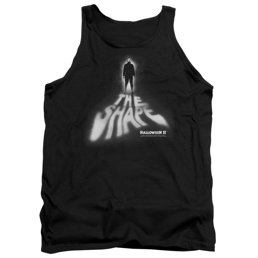 HALLOWEEN II/THE SHAPE - ADULT TANK - BLACK