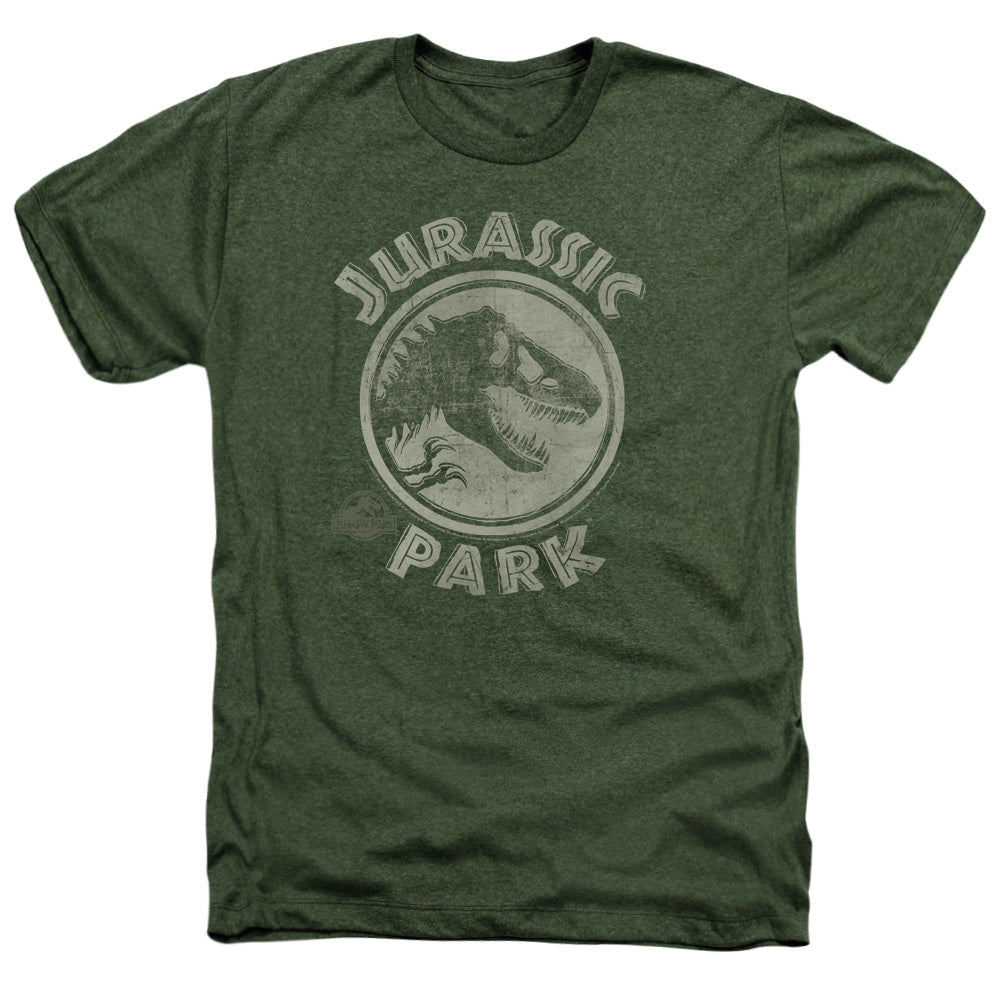JURASSIC PARK/JP STAMP - ADULT HEATHER - MILITARY GREEN