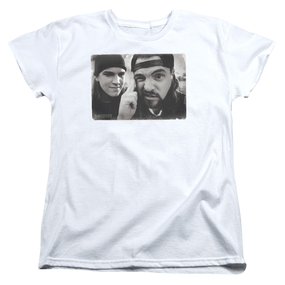 MALLRATS/MIND TRICKS - S/S WOMENS TEE - WHITE