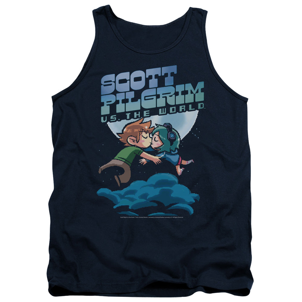 SCOTT PILGRIM/LOVERS - ADULT TANK - NAVY