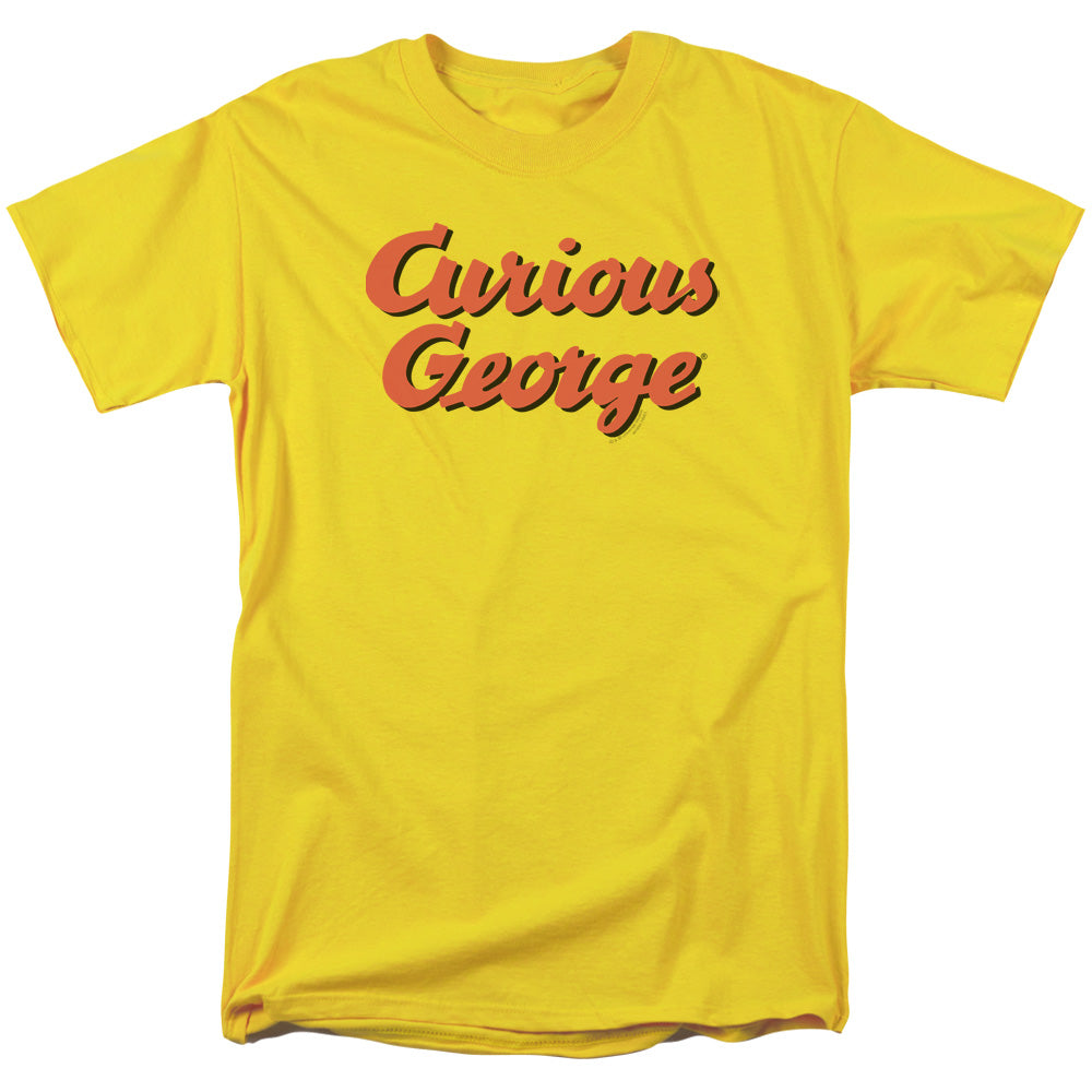 CURIOUS GEORGE/LOGO - S/S ADULT 18/1 - YELLOW