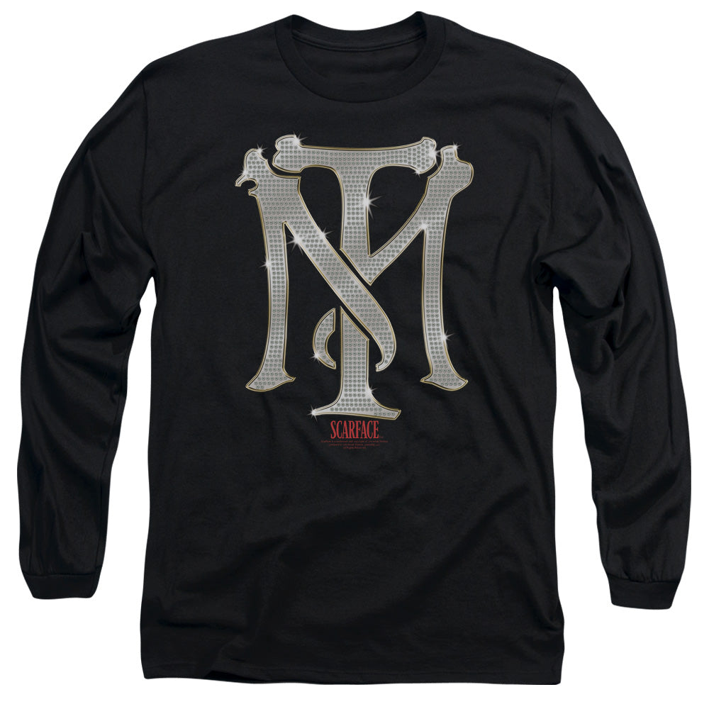 SCARFACE/TM BLING - L/S ADULT 18/1 - BLACK