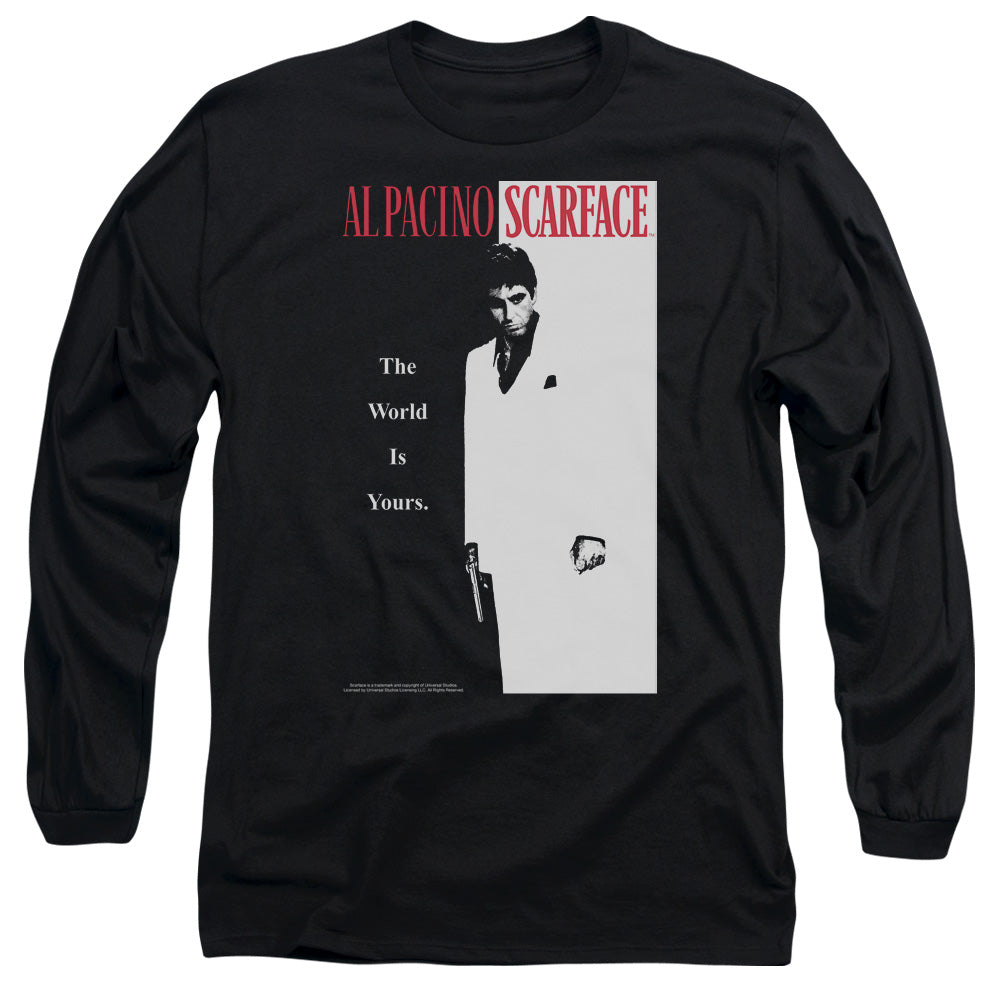 SCARFACE/CLASSIC -  L/S ADULT 18/1  - BLACK