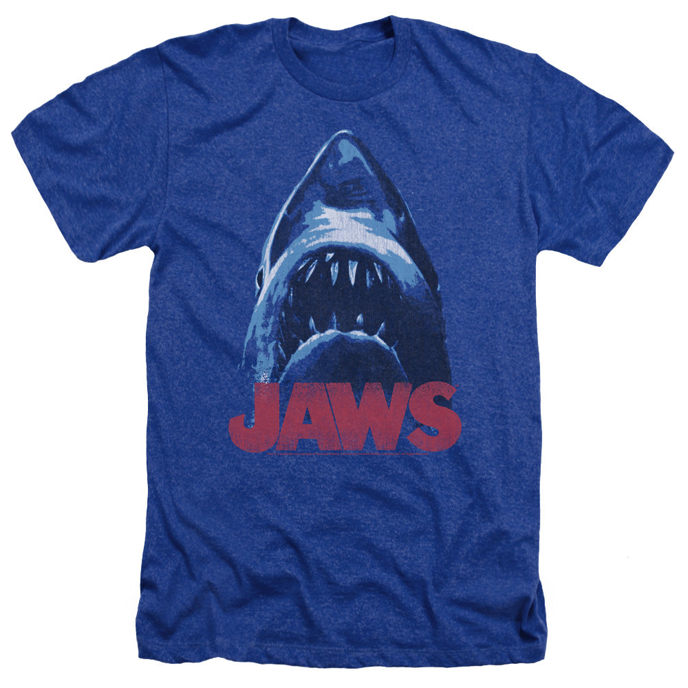 JAWS/FROM BELOW - ADULT HEATHER - ROYAL BLUE