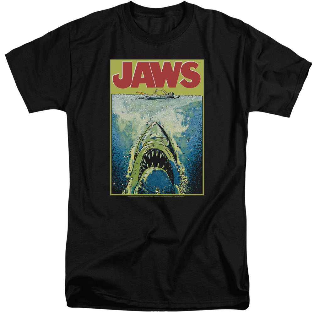 JAWS/BRIGHT JAWS - S/S ADULT TALL 18/1 - BLACK